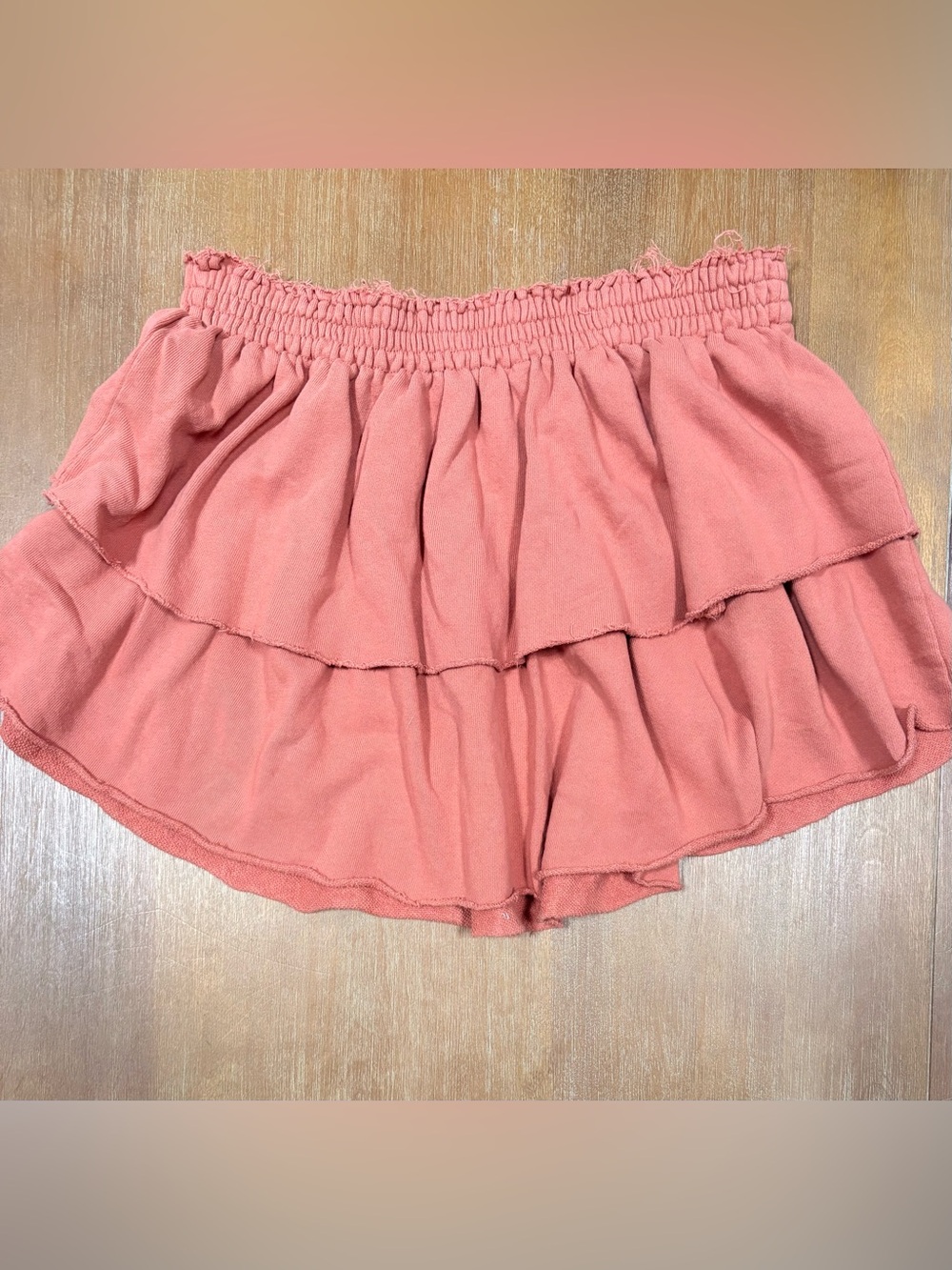 aerie Tiered Ruffle Mini Skort